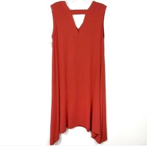 Eileen Fisher Jersey V Neck Sleeveless Jersey Dress NWT size M